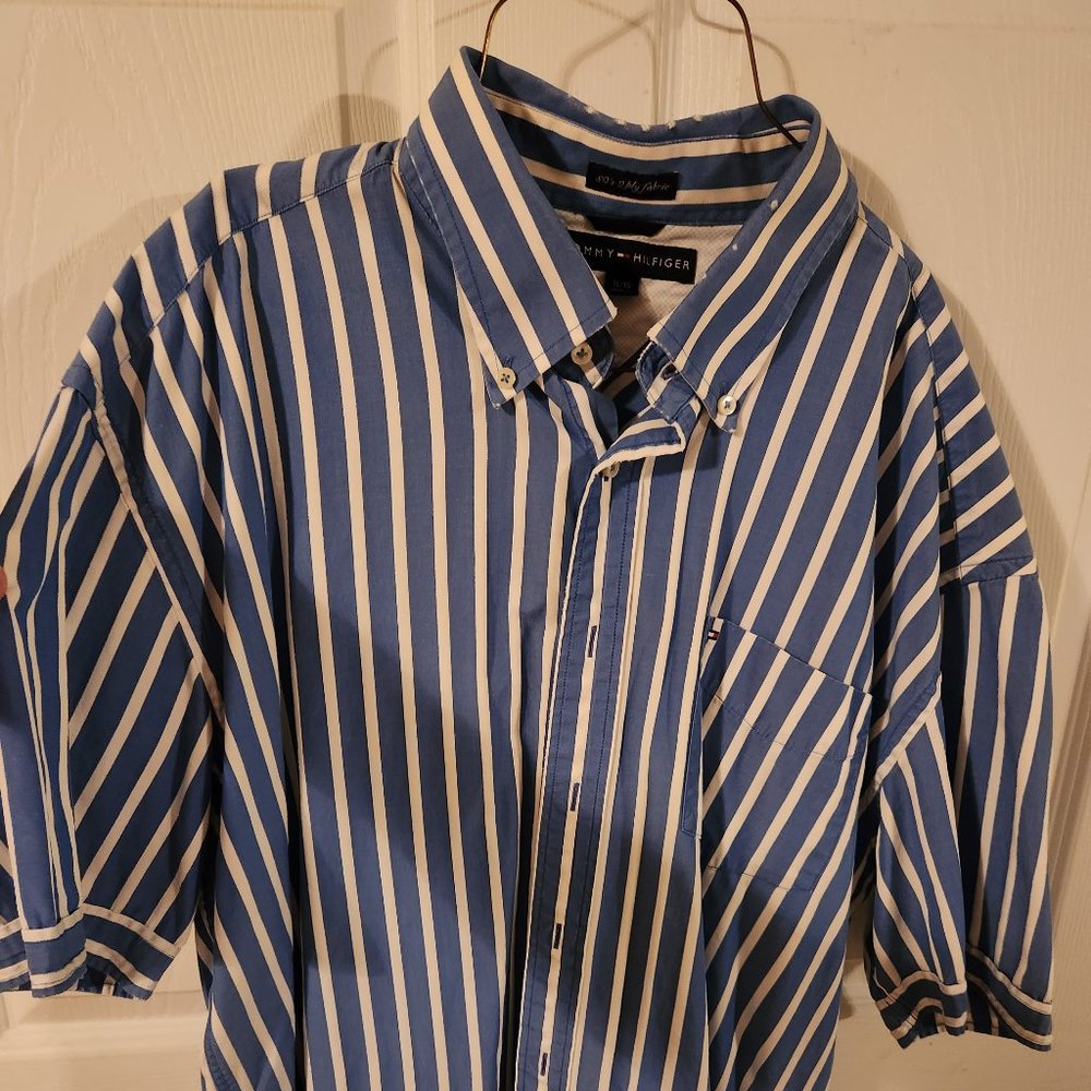 Tommy Hilfiger WORN COLLAR men's shirt READ